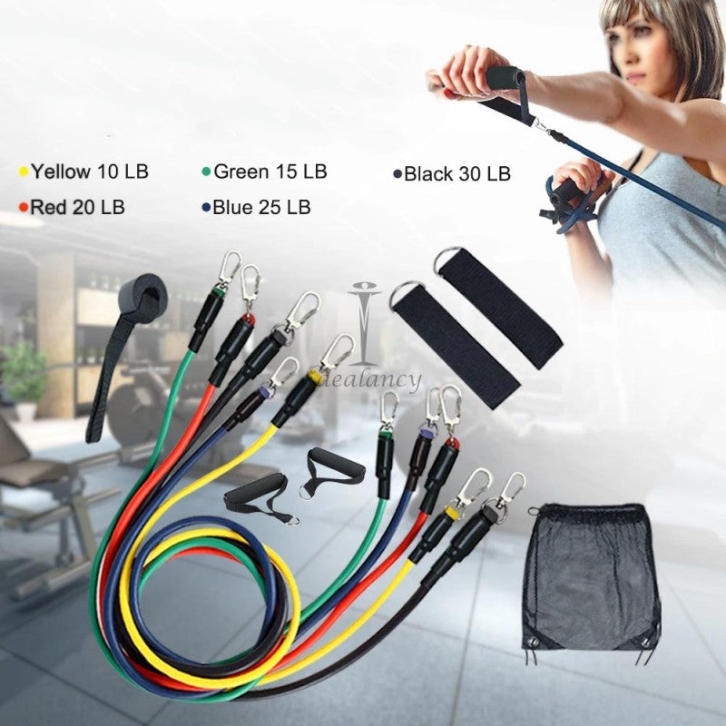 11-Piece Gym Set With Belt