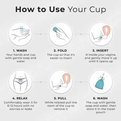 Reusable Q Cup | Leak-Free Comfort Cup