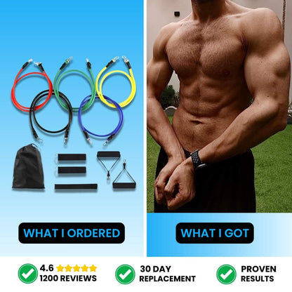 11-Piece Gym Set With Belt