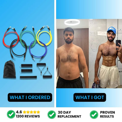 11-Piece Gym Set With Belt